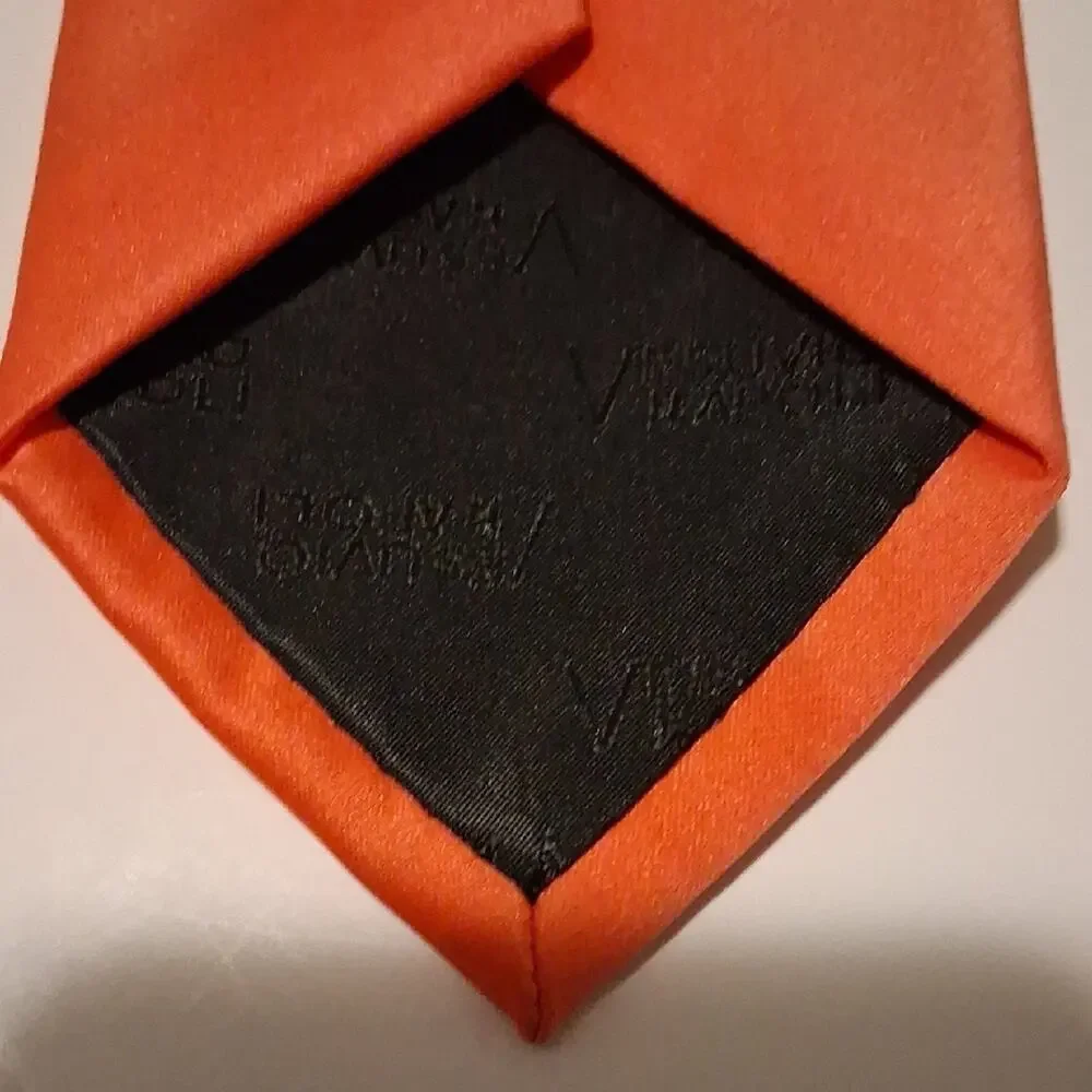 Elegant Burnt Orange Men's Tie